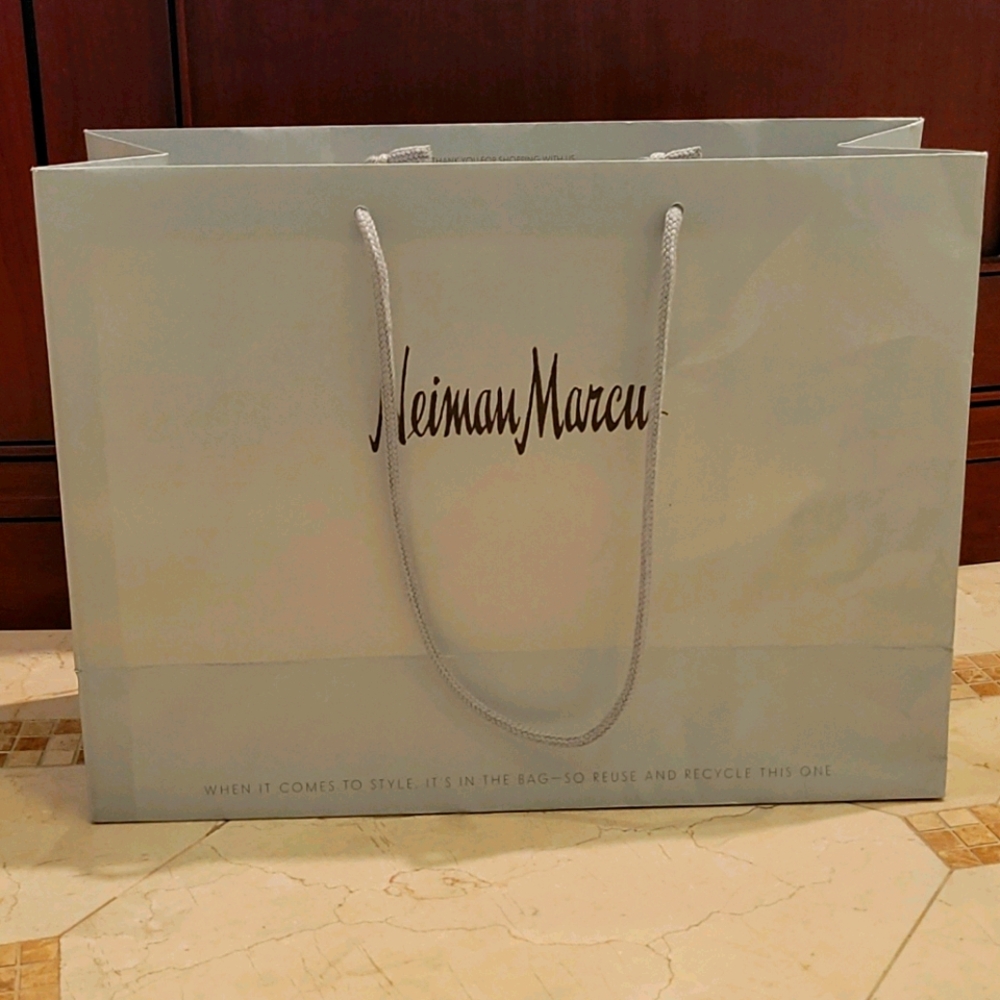 NEIMAN MARCUS PAPER SHOPPING GIFT BAG 16" X 12"